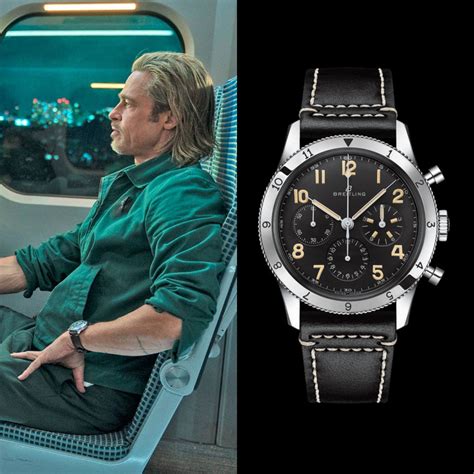 brad pitt breitling watches|Brad Pitt watch bullet train.